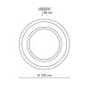 Накладной светильник Odeon Light L-VISION 7174/15WLA
