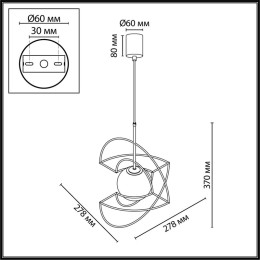 Подвесной светильник Odeon Light L-VISION 7195/3L