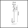Наземный высокий светильник Odeon Light NATURE 7204/30GLA