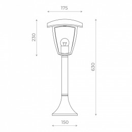 Наземный низкий светильник ST-Luce Sivino SL081.405.01