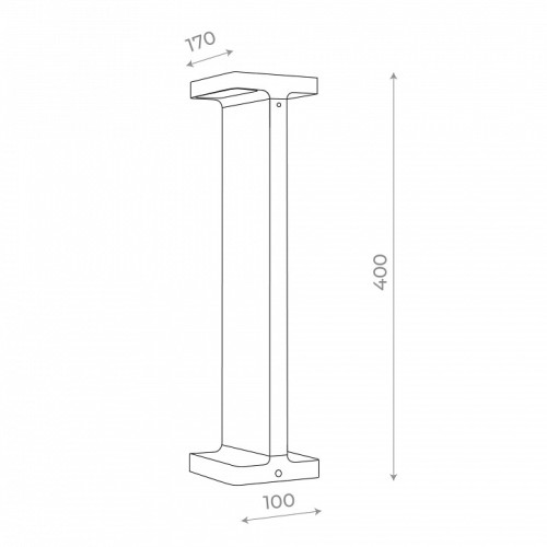 Наземный низкий светильник ST-Luce Distesa SL095.415.02