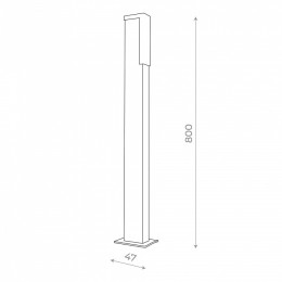 Наземный низкий светильник ST-Luce Posto SL096.445.02