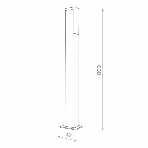 Наземный низкий светильник ST-Luce Posto SL096.445.02