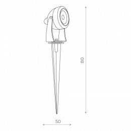 Наземный низкий светильник ST-Luce 98 SL098.405.01