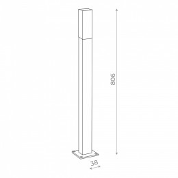 Наземный низкий светильник ST-Luce SL101 SL101.715.01