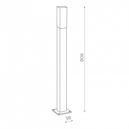 Наземный низкий светильник ST-Luce SL101 SL101.715.01