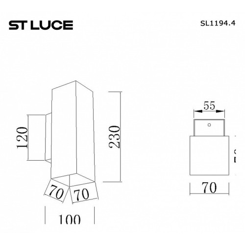 Накладной светильник ST-Luce Earthy SL1194.401.01