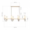 Люстра на штанге ST-Luce Elegra SL1402.263.08