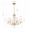 Подвесная люстра ST-Luce BRASS SL1403.303.06