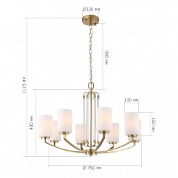 Подвесная люстра ST-Luce BRASS SL1403.303.08