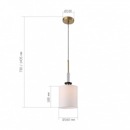 Подвесной светильник ST-Luce BLACK+BRASS SL1404.303.01