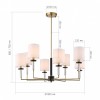 Люстра на штанге ST-Luce BLACK+BRASS SL1404.303.08