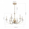 Подвесная люстра ST-Luce BRASS SL1405.203.06