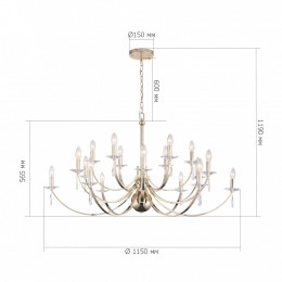 Подвесная люстра ST-Luce BRASS SL1405.203.18