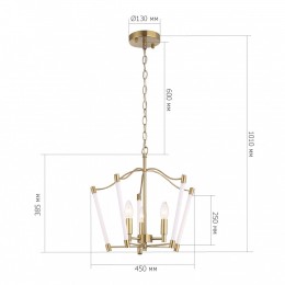 Подвесная люстра ST-Luce BRASS SL1406.303.03