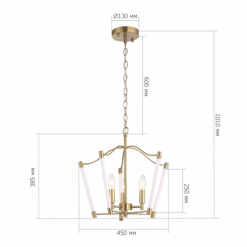Подвесная люстра ST-Luce BRASS SL1406.303.03
