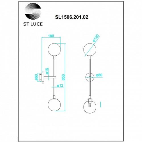 Бра ST-Luce Chieti SL1506.201.02