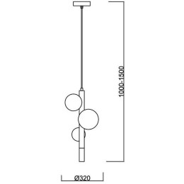 Подвесной светильник ST-Luce Cielo SL1509.403.04