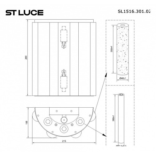 Накладной светильник ST-Luce Delight SL1516.301.02