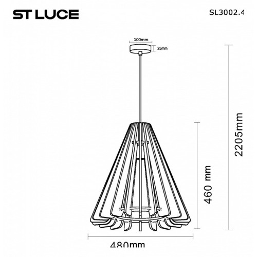 Подвесной светильник ST-Luce Sentito SL3002.403.01