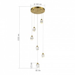 Подвесная люстра ST-Luce Cascato SL6114.203.06