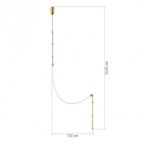 Подвесной светильник ST-Luce Strap SL6132.301.20