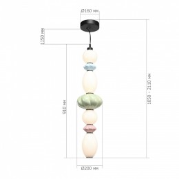 Подвесной светильник ST-Luce FLORENTINI SL6134.453.01