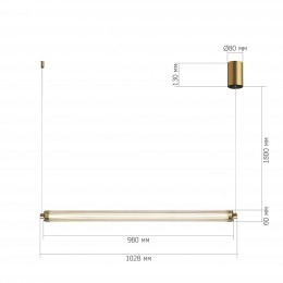 Подвесной светильник ST-Luce Bamboo SL6224.313.01