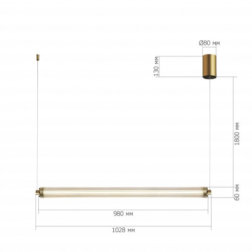 Подвесной светильник ST-Luce Bamboo SL6224.313.01