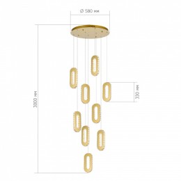 Подвесная люстра ST-Luce Allungo SL6506.203.09