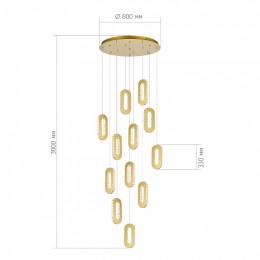 Подвесная люстра ST-Luce Allungo SL6506.203.12