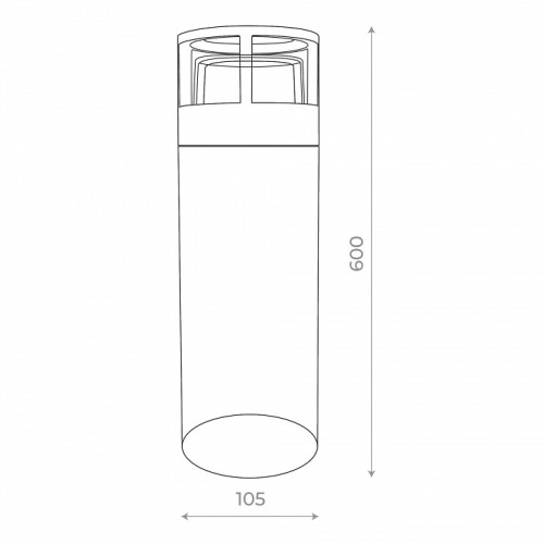 Наземный низкий светильник ST-Luce Fossa SL9507.405.01