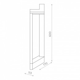 Наземный высокий светильник ST-Luce Vitae SL9508.405.01