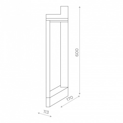 Наземный высокий светильник ST-Luce Vitae SL9508.405.01