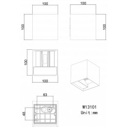 Накладной светильник ST-Luce Brik SL9513.401.01