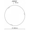 Накладной светильник Sonex Ammonite 7602/BL