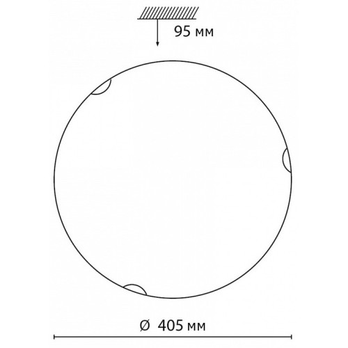 Накладной светильник Sonex Ammonite 7602/DL