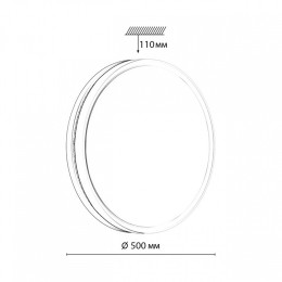 Накладной светильник Sonex Nohava Grey 7670/ELN