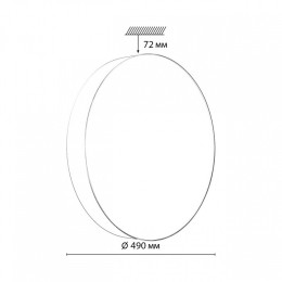 Накладной светильник Sonex BASICA 7779/ELN