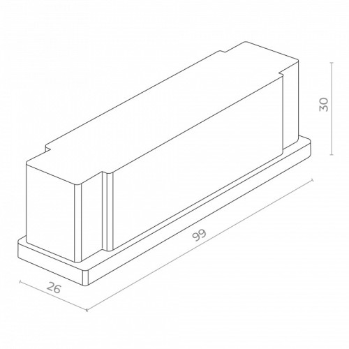 Накладка декоративная для блока питания ST-Luce Skyflat ST063.400.00