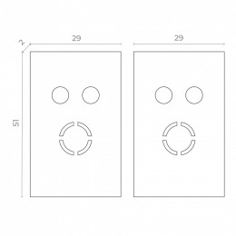 Заглушка для трека ST-Luce Skyflat ST068.409.13