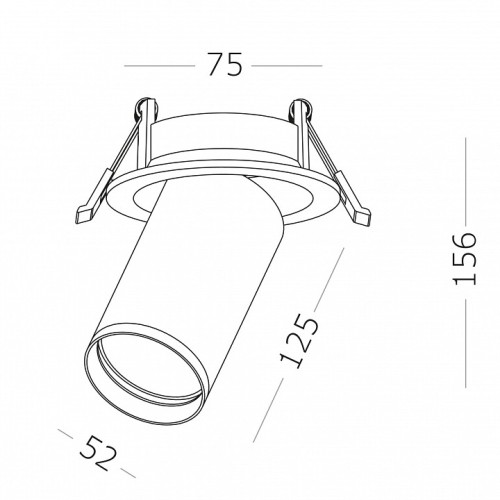 Встраиваемый светильник на штанге ST-Luce ST759 ST759.438.07