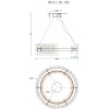 Подвесной светильник Wertmark Patricia WE117.02.103