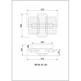 Бра Wertmark Nelly WE158.03.301