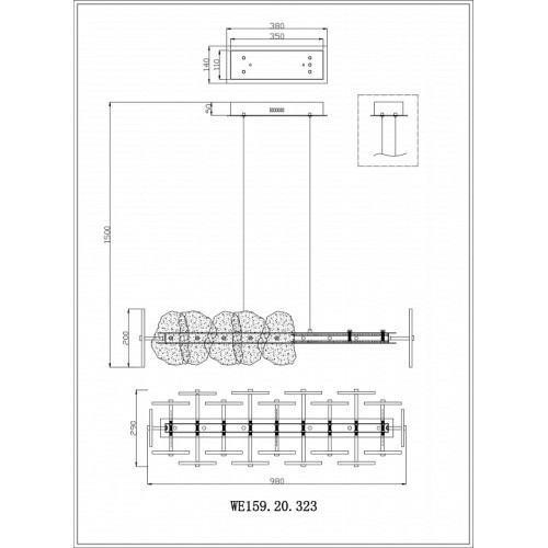 Подвесной светильник Wertmark Nicola WE159.20.323