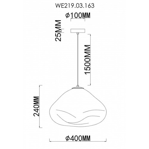 Подвесной светильник Wertmark Isola WE219.03.163