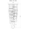 Подвесная люстра Wertmark Hanna WE451.10.103