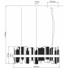 Подвесной светильник Wertmark Lotta WE460.02.023