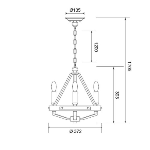 Подвесная люстра Wertmark BRENDA WE586.03.503