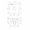 Розетка телефонная RJ-11 Werkel  WL08-RJ-11